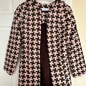 James Gunn Medium geometric pattern duster jacket